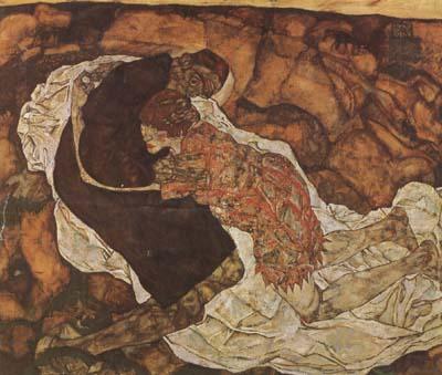 Egon Schiele Death and the Maiden (mk20) china oil painting image